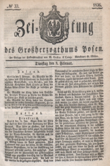 Zeitung des Großherzogthums Posen. 1836, № 33 (9 Februar)