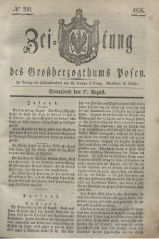 Zeitung des Großherzogthums Posen. 1836, № 200 (27 August)