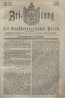 Zeitung des Großherzogthums Posen. 1836, № 210 (8 September)