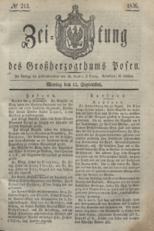 Zeitung des Großherzogthums Posen. 1836, № 213 (12 September)