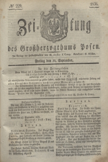 Zeitung des Großherzogthums Posen. 1836, № 229 (30 September)