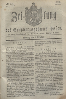 Zeitung des Großherzogthums Posen. 1836, № 231 (3 Oktober)