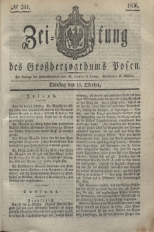 Zeitung des Großherzogthums Posen. 1836, № 244 (18 Oktober)