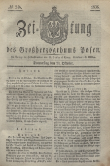 Zeitung des Großherzogthums Posen. 1836, № 246 (20 Oktober)