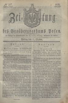 Zeitung des Großherzogthums Posen. 1836, № 247 (21 Oktober)