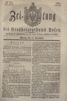 Zeitung des Großherzogthums Posen. 1836, № 273 (21 November)