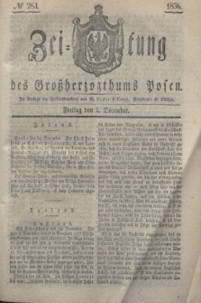 Zeitung des Großherzogthums Posen. 1836, № 283 (2 December)