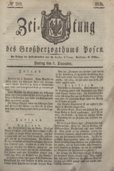 Zeitung des Großherzogthums Posen. 1836, № 289 (9 December)