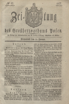 Zeitung des Großherzogthums Posen. 1837, № 12 (14 Januar)