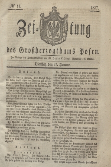 Zeitung des Großherzogthums Posen. 1837, № 14 (17 Januar)