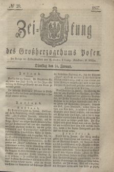 Zeitung des Großherzogthums Posen. 1837, № 20 (24 Januar)