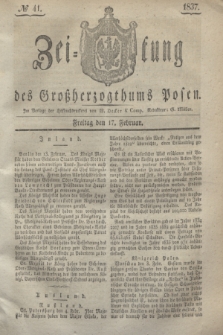 Zeitung des Großherzogthums Posen. 1837, № 41 (17 Februar)