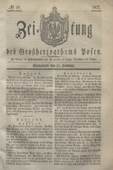 Zeitung des Großherzogthums Posen. 1837, № 48 (25 Februar)