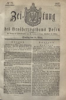 Zeitung des Großherzogthums Posen. 1837, № 72 (28 März)