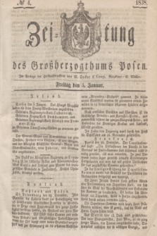 Zeitung des Großherzogthums Posen. 1838, № 4 (5 Januar)