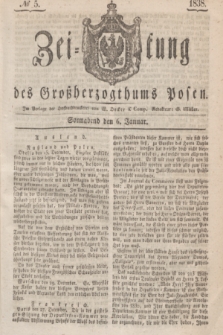 Zeitung des Großherzogthums Posen. 1838, № 5 (6 Januar)