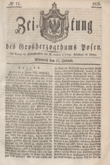 Zeitung des Großherzogthums Posen. 1838, № 14 (17 Januar)