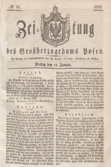 Zeitung des Großherzogthums Posen. 1838, № 16 (19 Januar)