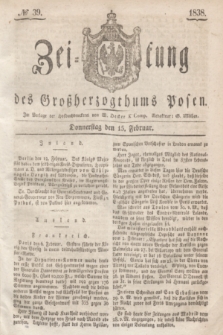 Zeitung des Großherzogthums Posen. 1838, № 39 (15 Februar)