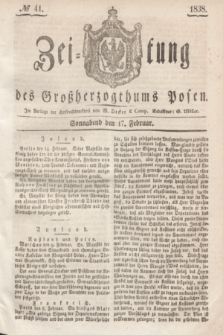 Zeitung des Großherzogthums Posen. 1838, № 41 (17 Februar)