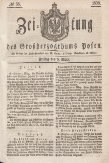 Zeitung des Großherzogthums Posen. 1838, № 58 (9 März)