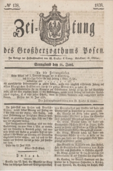 Zeitung des Großherzogthums Posen. 1838, № 138 (16 Juni)