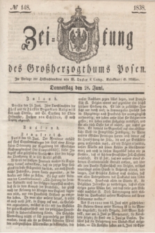 Zeitung des Großherzogthums Posen. 1838, № 148 (28 Juni)