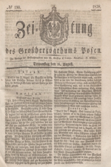 Zeitung des Großherzogthums Posen. 1838, № 190 (16 August)