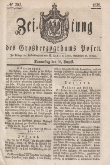 Zeitung des Großherzogthums Posen. 1838, № 202 (30 August)
