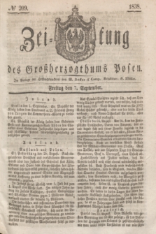 Zeitung des Großherzogthums Posen. 1838, № 209 (7 September)
