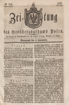 Zeitung des Großherzogthums Posen. 1838, № 210 (8 September)