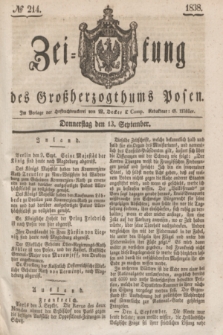 Zeitung des Großherzogthums Posen. 1838, № 214 (13 September)