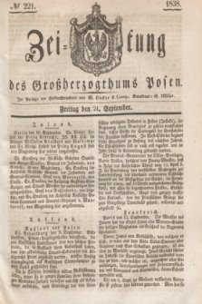Zeitung des Großherzogthums Posen. 1838, № 221 (21 September)