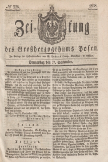 Zeitung des Großherzogthums Posen. 1838, № 226 (27 September)