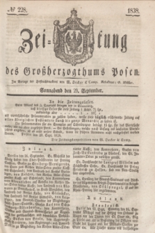 Zeitung des Großherzogthums Posen. 1838, № 228 (29 September)