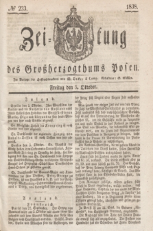 Zeitung des Großherzogthums Posen. 1838, № 233 (5 Oktober)