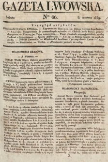 Gazeta Lwowska. 1839, nr 66