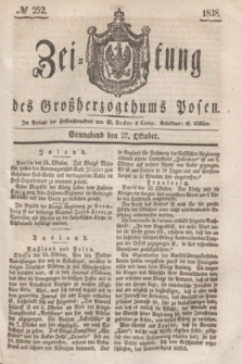 Zeitung des Großherzogthums Posen. 1838, № 252 (27 October)