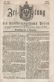 Zeitung des Großherzogthums Posen. 1838, № 268 (15 November)