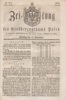 Zeitung des Großherzogthums Posen. 1838, № 272 (20 November)