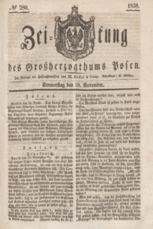 Zeitung des Großherzogthums Posen. 1838, № 280 (29 November)