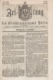 Zeitung des Großherzogthums Posen. 1838, № 283 (3 December)