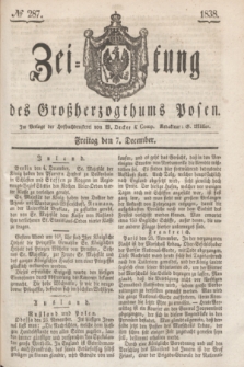 Zeitung des Großherzogthums Posen. 1838, № 287 (7 December)