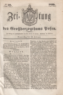 Zeitung des Großherzogthums Posen. 1839, № 50 (28 Februar)