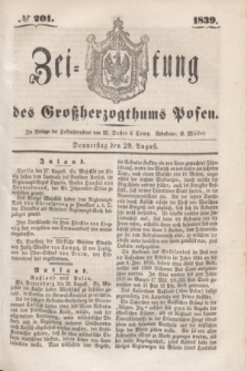 Zeitung des Großherzogthums Posen. 1839, № 201 (29 August)