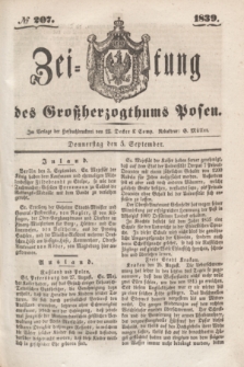 Zeitung des Großherzogthums Posen. 1839, № 207 (5 September)