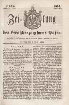Zeitung des Großherzogthums Posen. 1839, № 208 (6 September)