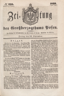Zeitung des Großherzogthums Posen. 1839, № 220 (20 September)
