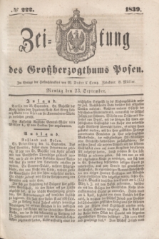 Zeitung des Großherzogthums Posen. 1839, № 222 (23 September)