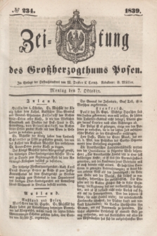Zeitung des Großherzogthums Posen. 1839, № 234 (7 Oktober)